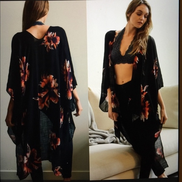 Floral print Kimono - Picture 4 of 4